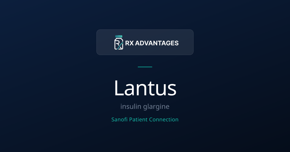 Lantus (insulin glargine) Patient Assistance Program — Sanofi Patient ...
